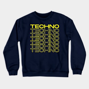 Techno Music Crewneck Sweatshirt